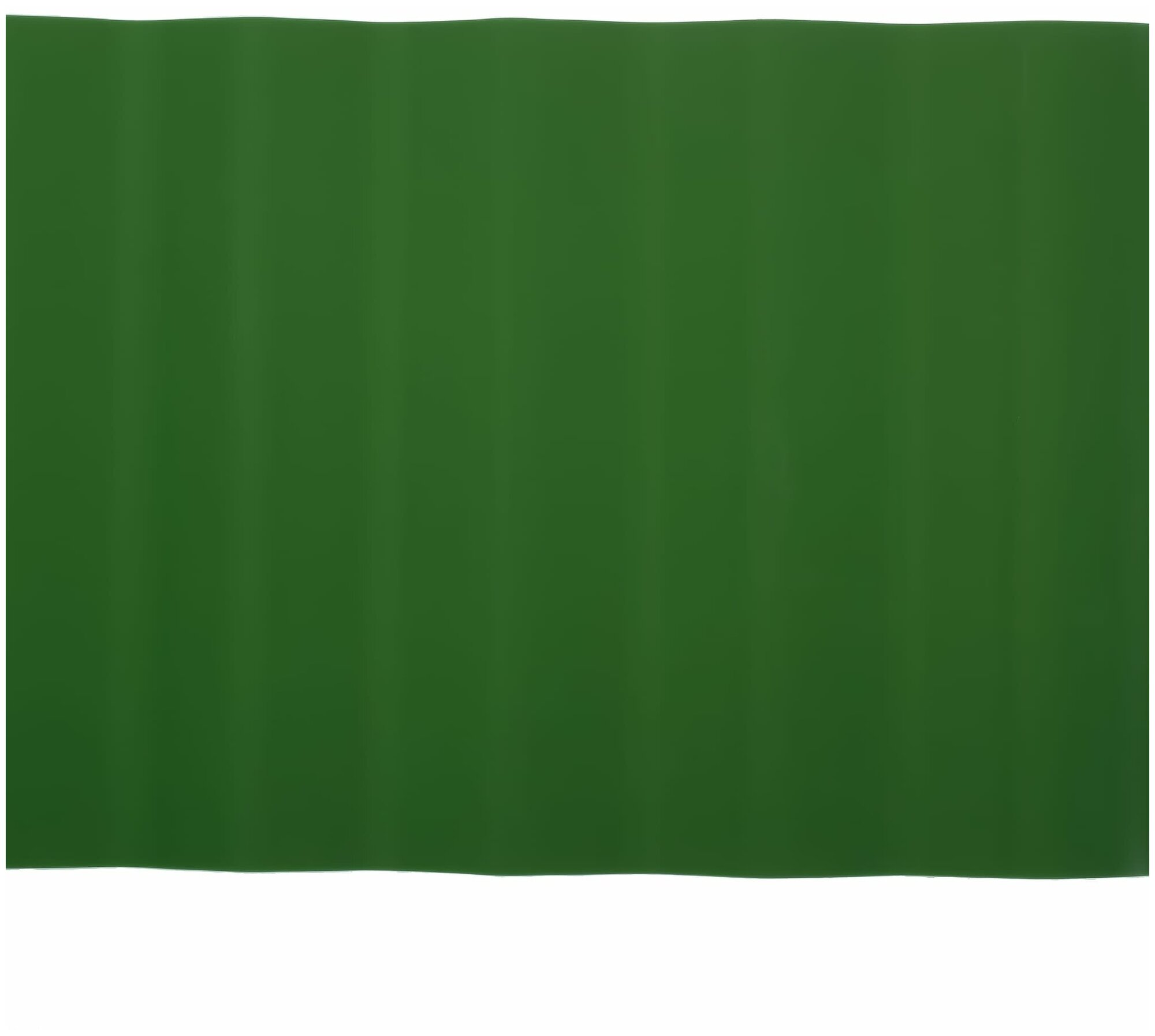 Лента бордюрная декоративная Гофра высота 20 см цвет хаки - фотография № 3