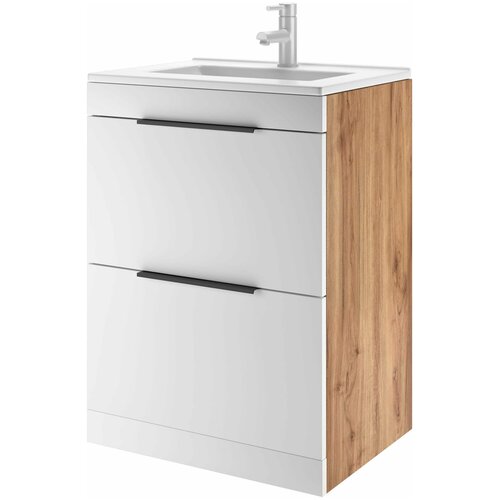 Тумба под раковину 606х850х456мм напольная, амали, DAIVA CASA