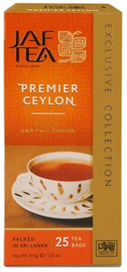 Чай чёрный JAF TEA Premier Ceylon 25 пакетиков