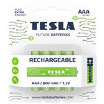 Набор аккумуляторов Tesla Ni-Mh, 800 mAh, тип AAA, 4 шт - изображение
