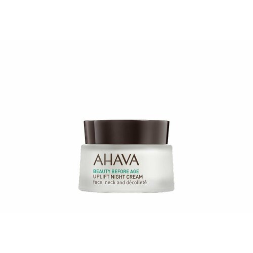 ночной крем для подтяжки кожи лица шеи и зоны декольте beauty before age uplift night cream 50мл AHAVA Ночной крем для подтяжки кожи лица, шеи и зоны декольте Beauty Before Age