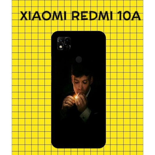 Чехол Xiaomi Redmi 10A/Чехол Редми 10А с Принтом черный