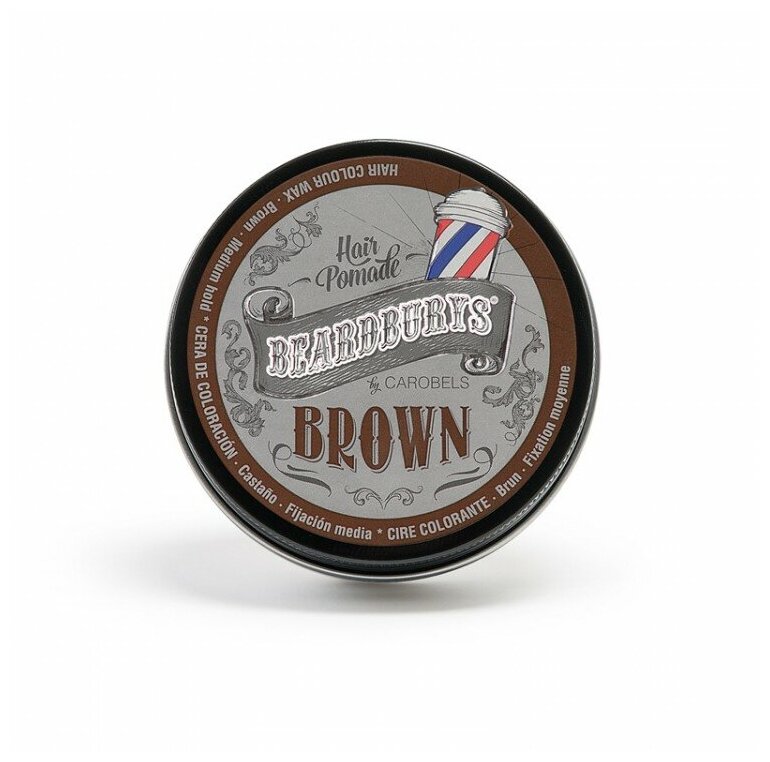 Beardburys Color Hair Pomade Brown оттеночная помада для волос Коричневая 100 мл