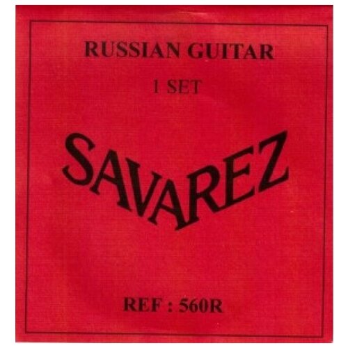 фото Струны для 7-струнной акустической гитары savarez 560 r-7 russian