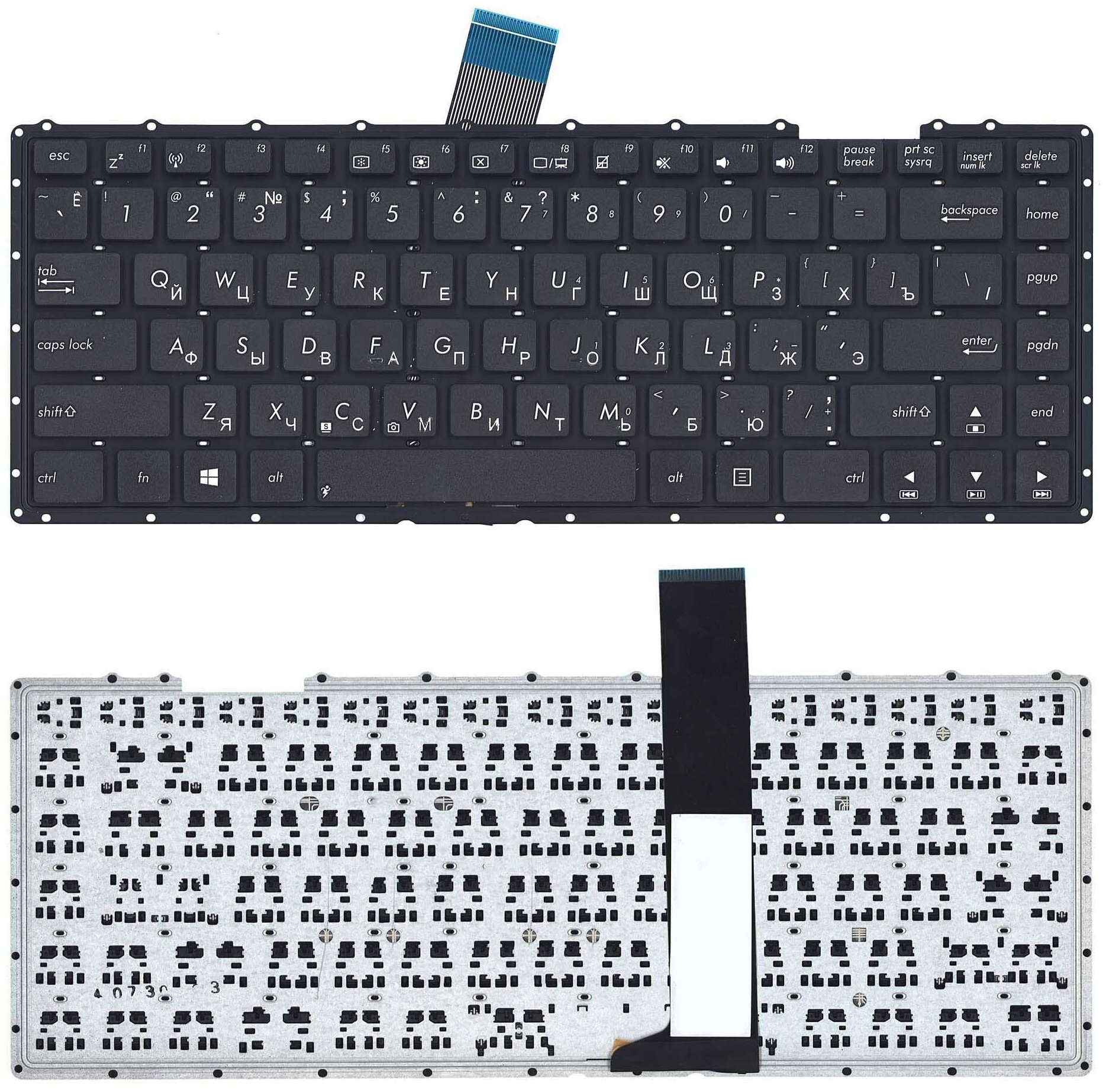 Клавиатура (keyboard) AEXJA700110 для ноутбука Asus X450 X450CC X450LA X450LAV X450LDV X450LN Asus X450C X450L Y481C X450V черная