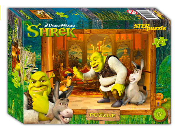 Мозаика "puzzle" 104 "Shrek" (Dreamworks, Мульти)