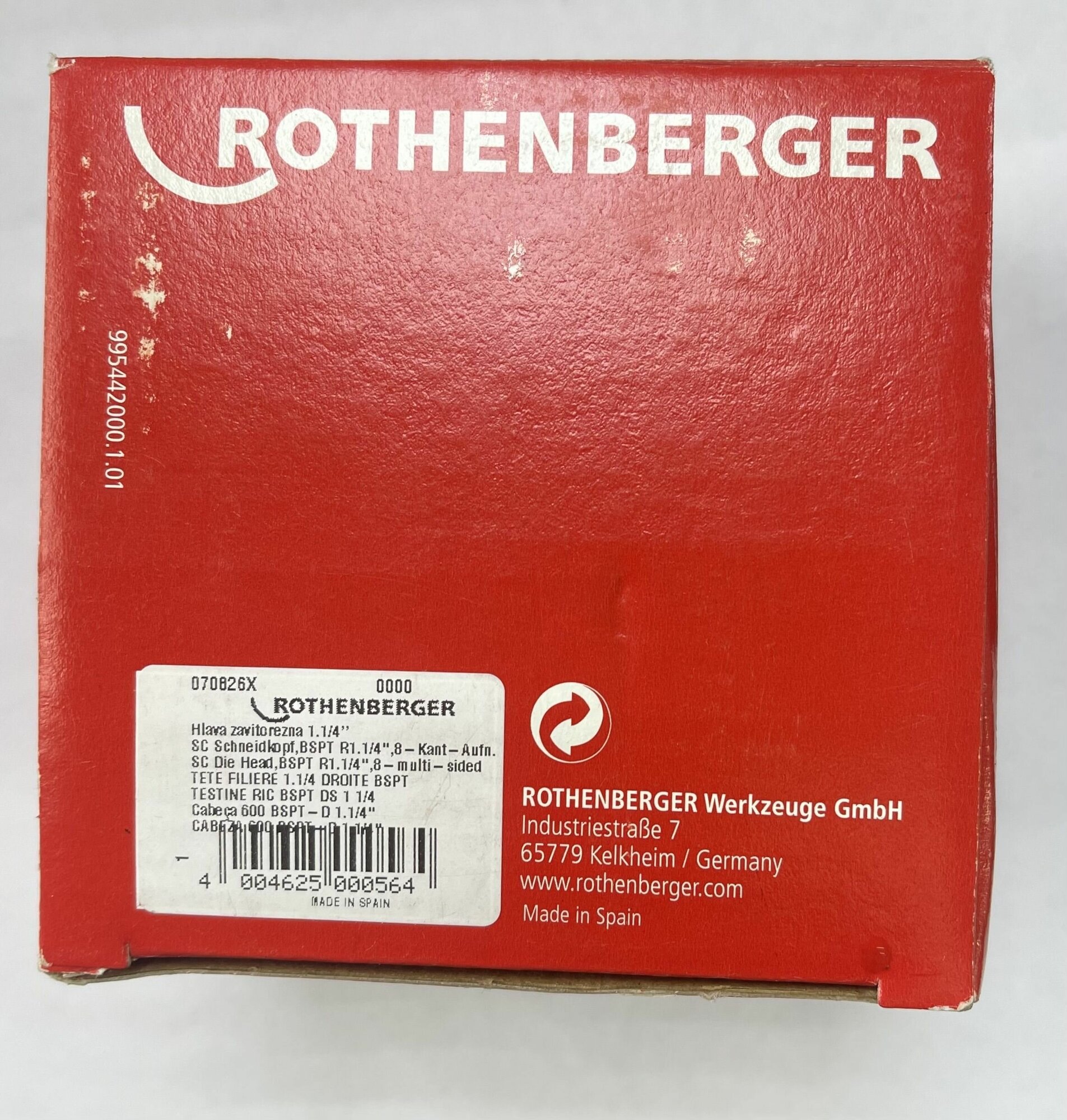 Головка резьбонарезная для клуппа 1-1/4 Rothenberger 70826X