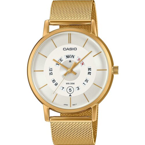 casio mtp b300d 7a Наручные часы CASIO Collection MTP-B135MG-7A, золотой