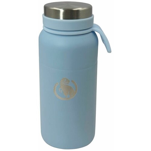 Термос для напитков (термобутылка) THEROPOD TP-12 0.35L, нержавеющая сталь, пробка винтовая, синий