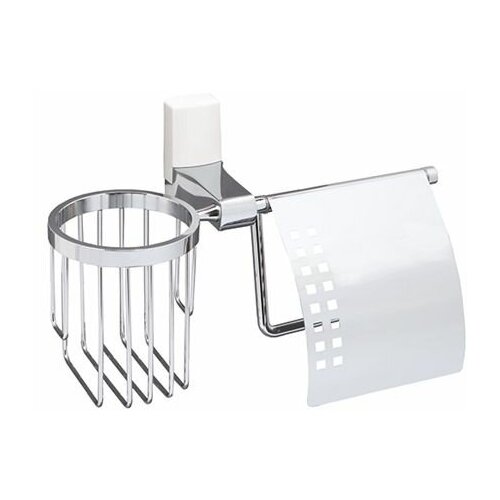 фото Держатель wasserkraft к-5059 белый/хром