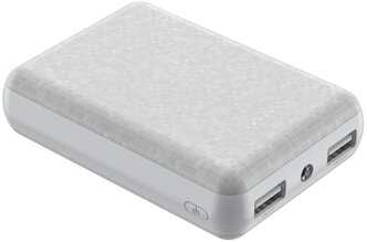 More Choice (4610196408694) PB11-10 White 10000mAh 2USB .