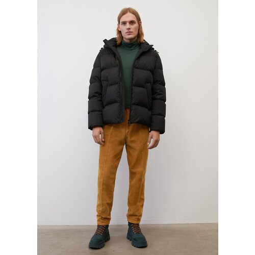  куртка Marc O'Polo, демисезон/зима, водонепроницаемая, карманы, капюшон, внутренний карман, размер XL, черный