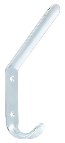 фото Крючок-вешалка №4 белый цинк STARFIX (SMP-51786-1)