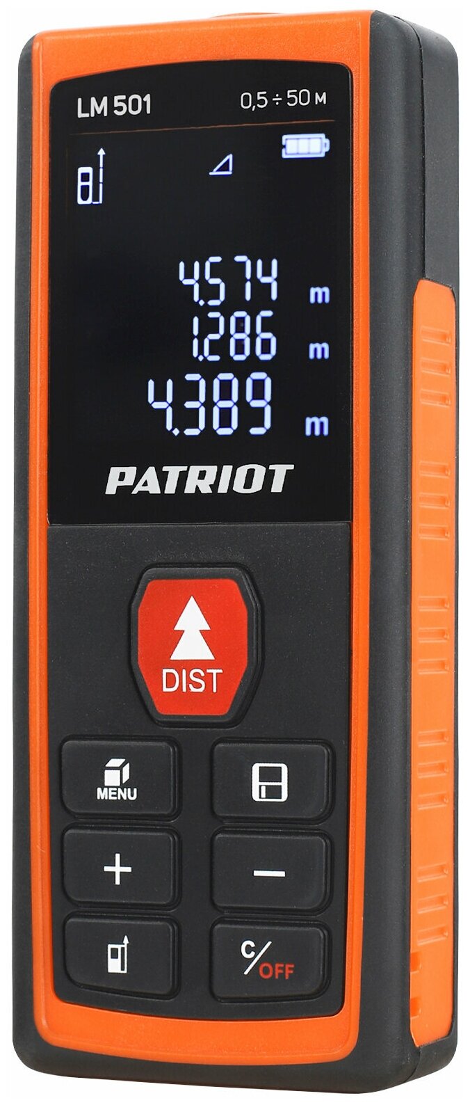 Дальномер лазерный Patriot LM 501, 50 м