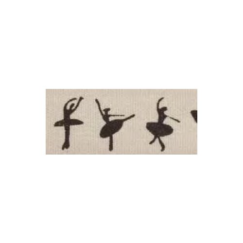 фото Лента хлопковая на картонной мини-катушке балерины hemline 1 мини-рулон (5м) ( vr15.018 )