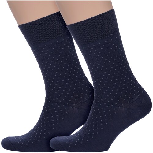 Носки PARA socks, 2 пары, размер 25-27, синий