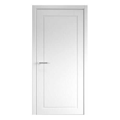 Межкомнатная дверь (комплект) Albero НеоКлассика-1 покрытие Эмаль / ПГ Белая 60х200
