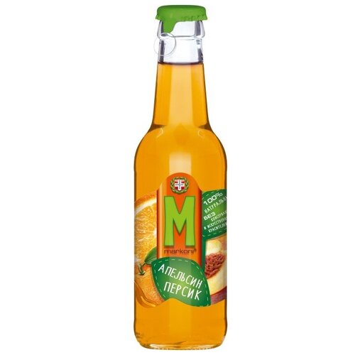 Напиток Markoni сокосодержащий негазированный Апельсин-Персик 0.25 л