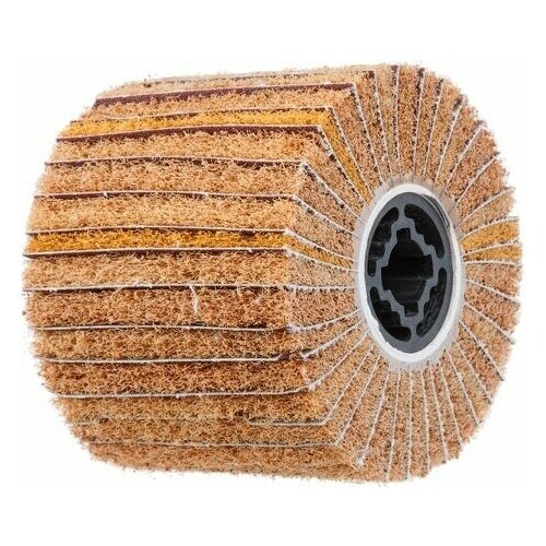 Шлифвалик лепестковый нейлоновый 100 мм P120 WORTEX (SW1012AN12019)