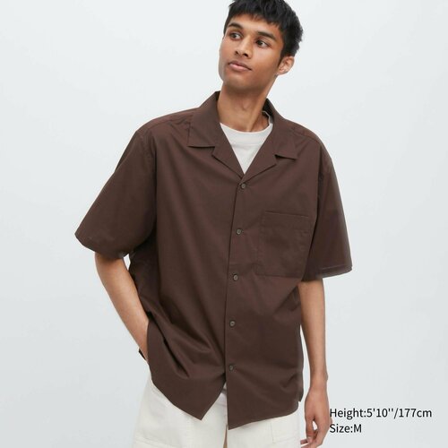 Рубашка Uniqlo, размер XL, коричневый