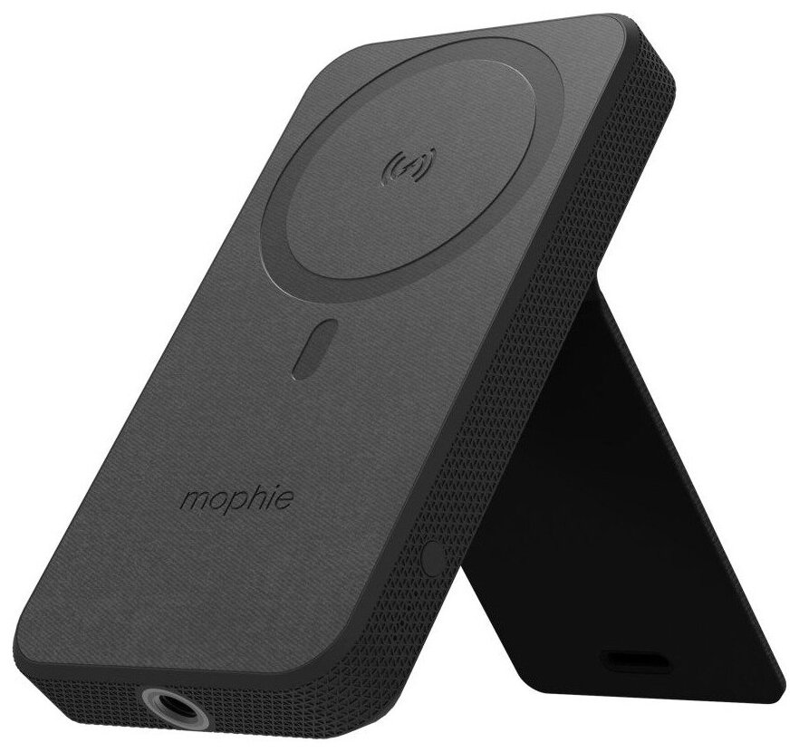 Беспроводное зарядное устройство Mophie Snap Plus Powerstation Stand 10000 mAh черный