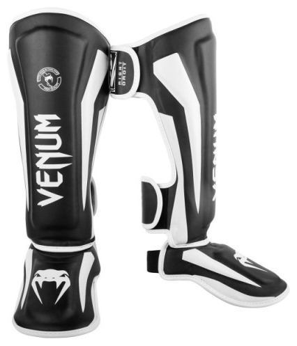 Щитки Venum Elite Standup Shinguards Black/White XL