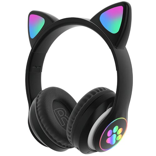 Детские беспроводные наушники Наушники беспроводные с ушками кошки Светящиеся наушники для детей 79900₽