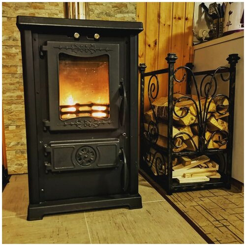 Кованая дровница Селена