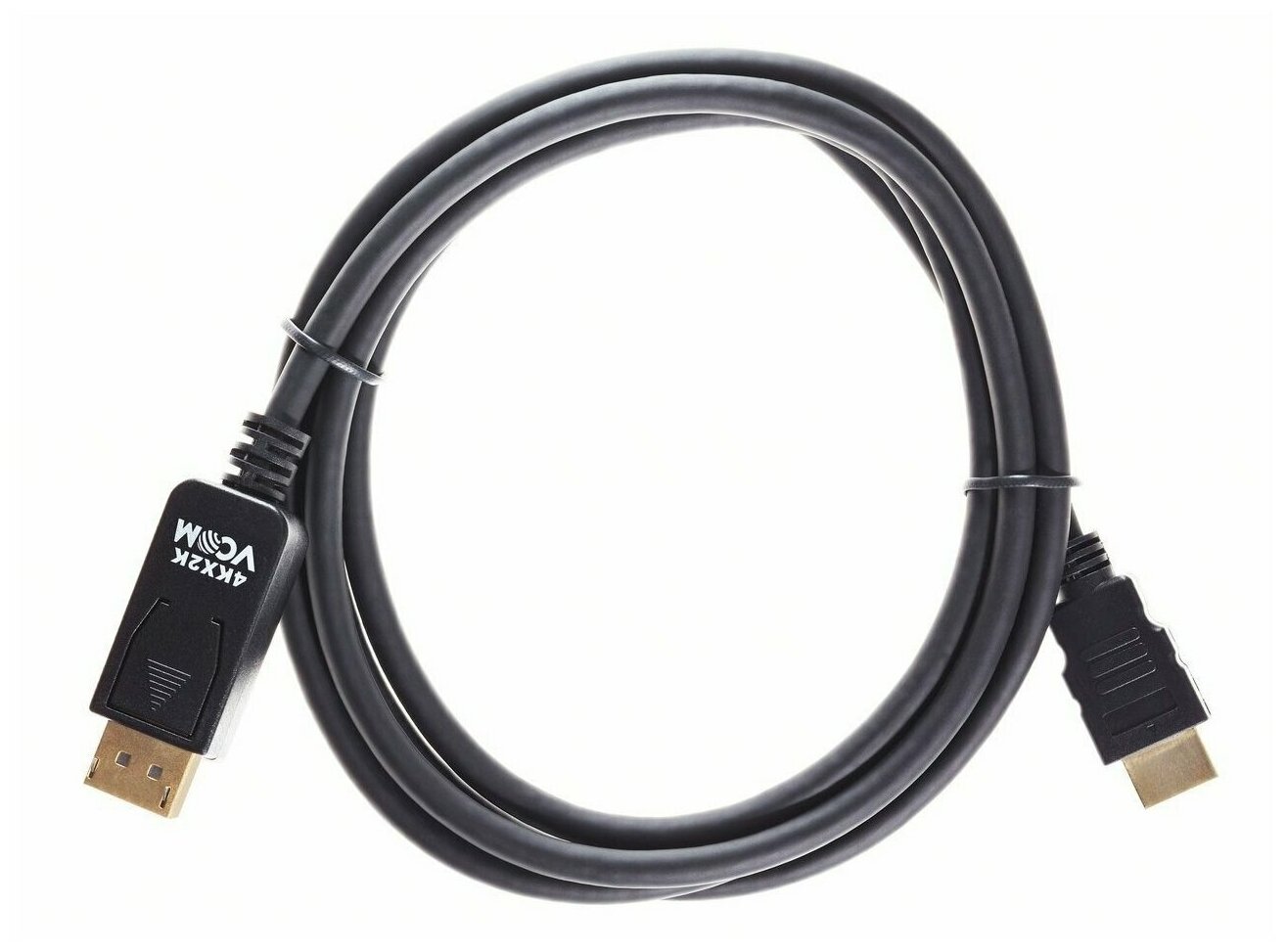 Кабель-переходник VCOM DisplayPort M -> HDMI M 4K@30Hz 1.8m (CG608-1.8M)