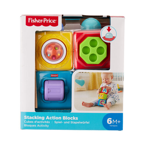 Fisher-Price Развивающие кубики первые кубики fisher price для малышей кубики для моторики игра плагин строительные блоки кубики плагины