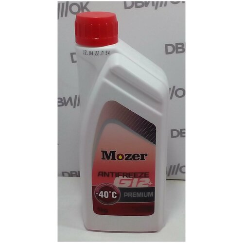 MOZER 4606444 Антифриз MOZER Premium красный G12+ 1 кг