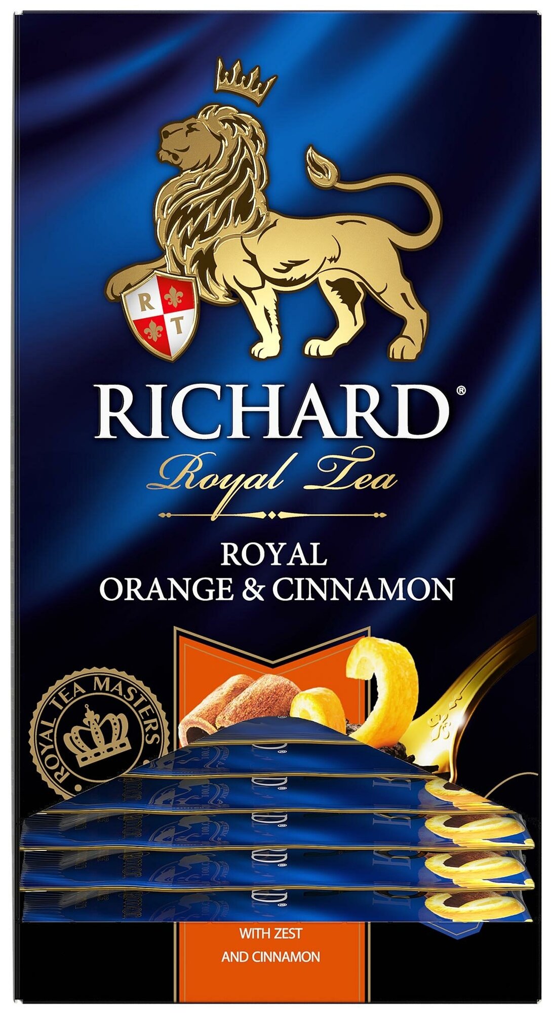 Чай Richard "Royal Orange & Cinnamon", черный с добавками, 25 пакетиков - фотография № 2