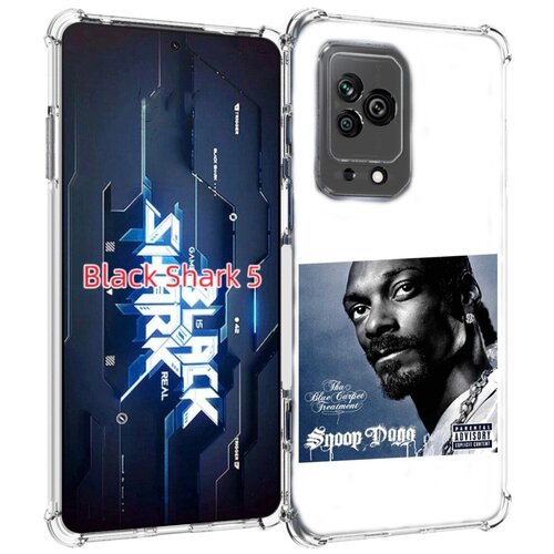 Чехол MyPads Snoop Dogg THA BLUE CARPET TREATMENT для Xiaomi Black Shark 5 задняя-панель-накладка-бампер чехол mypads snoop dogg tha blue carpet treatment для black shark 3 5g black shark 3s задняя панель накладка бампер