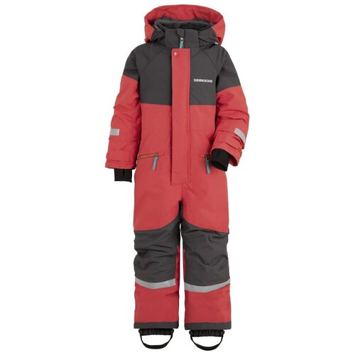 фото Комбинезон didriksons cornelius 503833-459 (красный с графитом) - размер 90