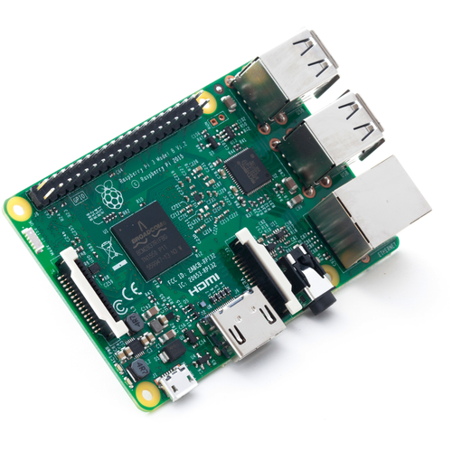 Микрокомпьютер Raspberry Pi 3 Model B, белый/серый broadcom 5719 qp 1gb network interface card full height cuskit