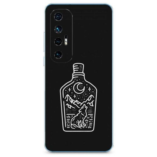 фото Силиконовый чехол "бутылка арт" на xiaomi mi 10s / сяоми ми 10s case place