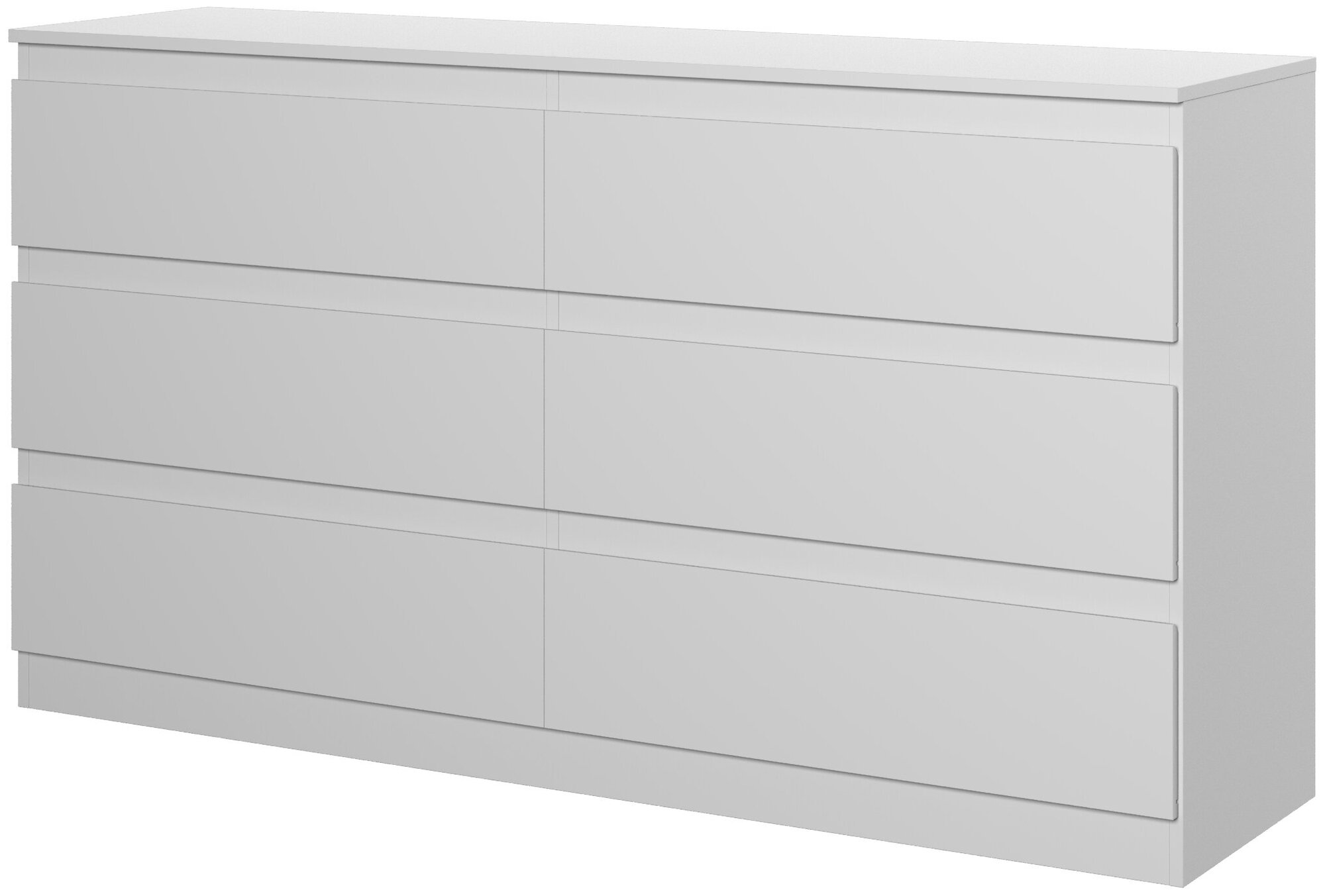 Комод Нк-мебель STERN Т-6(16 мм) 6-я Белый 72676242