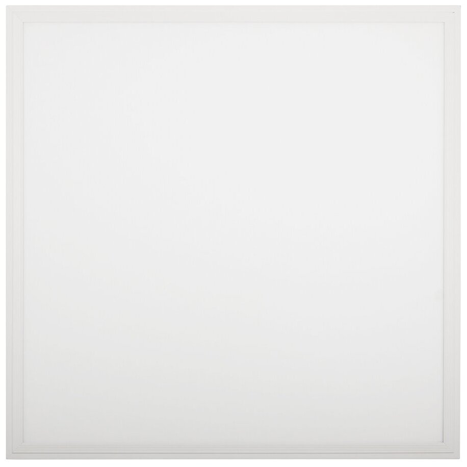 фото Светильник светодиодный встраиваемый/накладной КМ ДВО/ДПО-36 595х595х10 мм без блока питания 36 Вт 34-68 В 6500К матовый IP20 (PL1002)