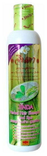 Шампунь от выпадения волос с рисовым молочком Jinda Herbal Shampoo & Spa, СПА серия