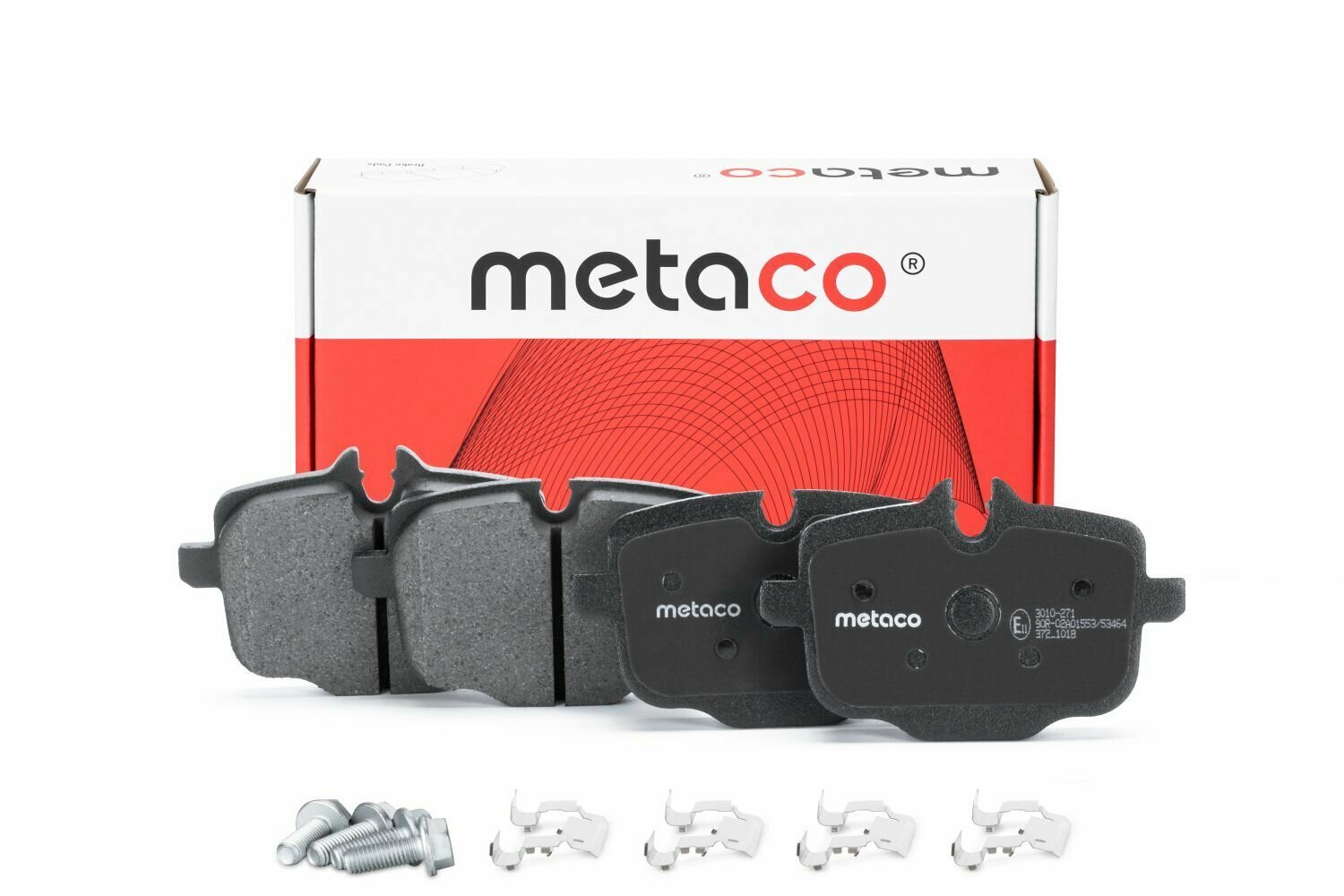 Колодки тормозные задние дисковые к-кт Metaco 3010-271