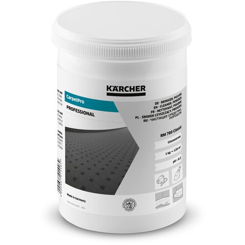 Средство для чистки ковров KARCHER 6.295-849.0 порошковое CarpetPro RM 760, 0.8 кг