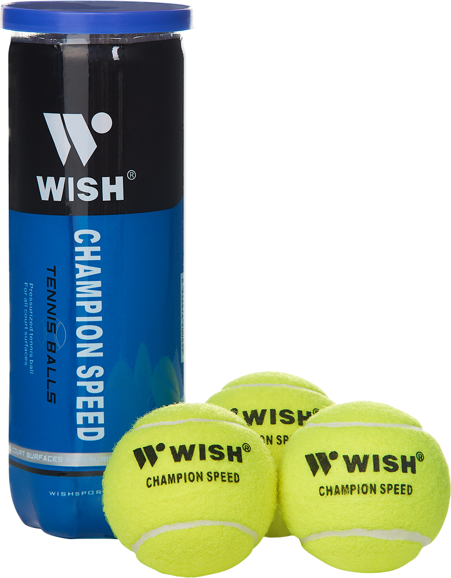 Мяч для большого тенниса Wish Champion Speed 610, 3 шт.