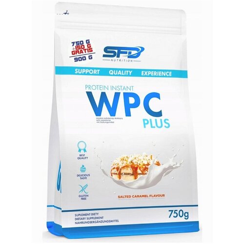 Сывороточный протеин SFD, WPC Plus 900г (соленая карамель) для набора массы