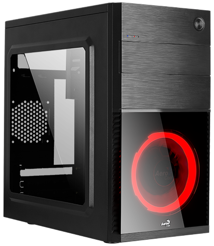 Корпус MicroATX Minitower AeroCool Cs-105 Red