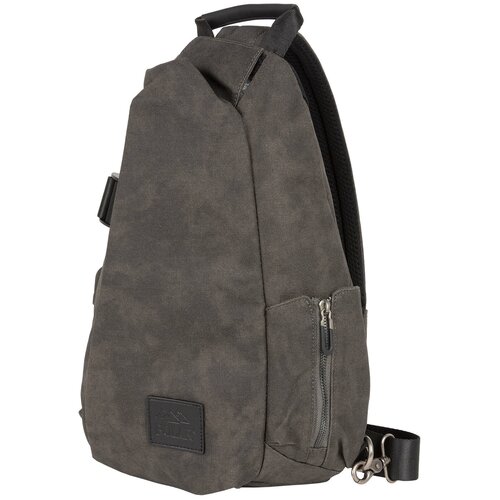 фото Однолямочный рюкзак п0134 коричневый polar