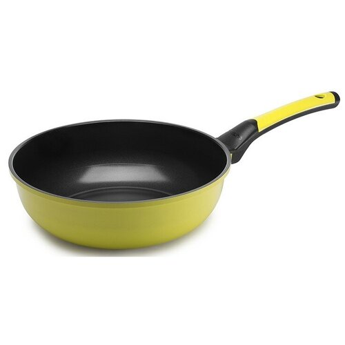 фото Сковорода-вок oursson palette pw2802c, 28 см, зеленый