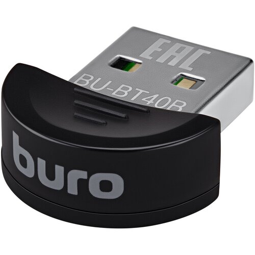 Адаптер USB Buro BU-BT40B BT4.0+EDR class 1.5 20м черный адаптер usb buro bu bt40с черный