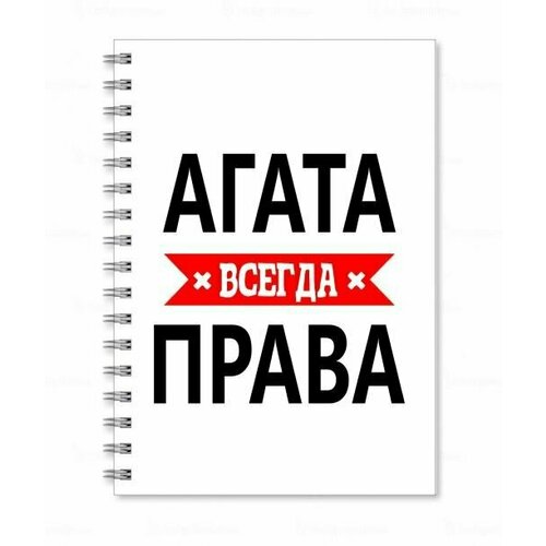 Тетрадь MIGOM принт А5 Агата всегда права тетрадь migom принт а5 ева всегда права