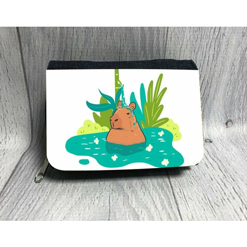 фото Кошелек , синий, белый migom