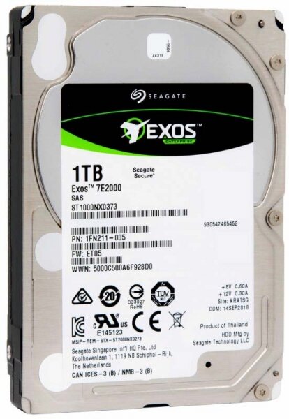 Жесткий диск Seagate ST1000NX0373 1Tb 7200 SAS 2,5" HDD